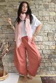 Lagen 7/8 Barrel Pant Indian Red